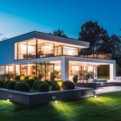 Солнечная LED-лампа LANCE LED/3,7V 6000K IP44 1500 mAh