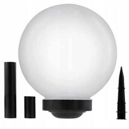 Солнечная LED-лампа LED/1,2В 6500K 200 мА·ч диаметр 30 см IP44 белый/чёрный