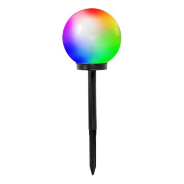 Солнечная RGB светодиодная лампа SPHERE, 1,2 В, IP44, 200 мА·ч, диаметр 20 см