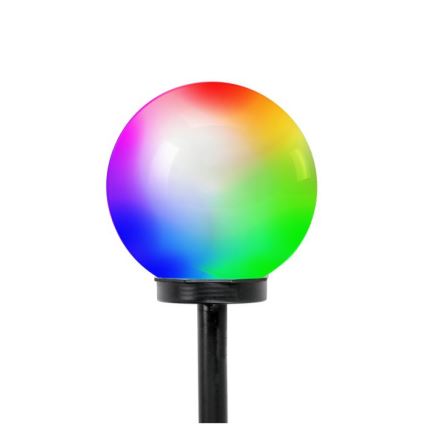 Солнечная RGB светодиодная лампа SPHERE, 1,2 В, IP44, 200 мА·ч, диаметр 20 см