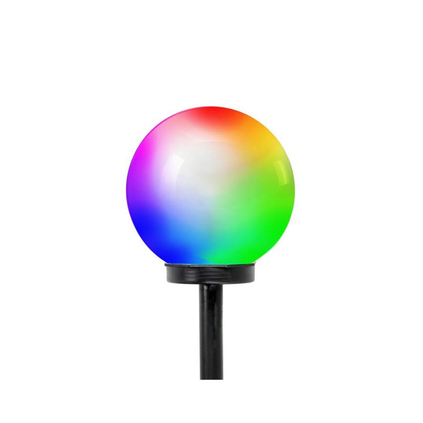 Солнечная RGB светодиодная лампа SPHERE, 1,2 В, IP44, 200 мА·ч, диаметр 20 см