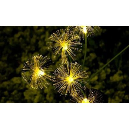 Солнечный декоративный LED-светильник с датчиком 6xLED/1,2V 3000K 77 cm 600 mAh IP44