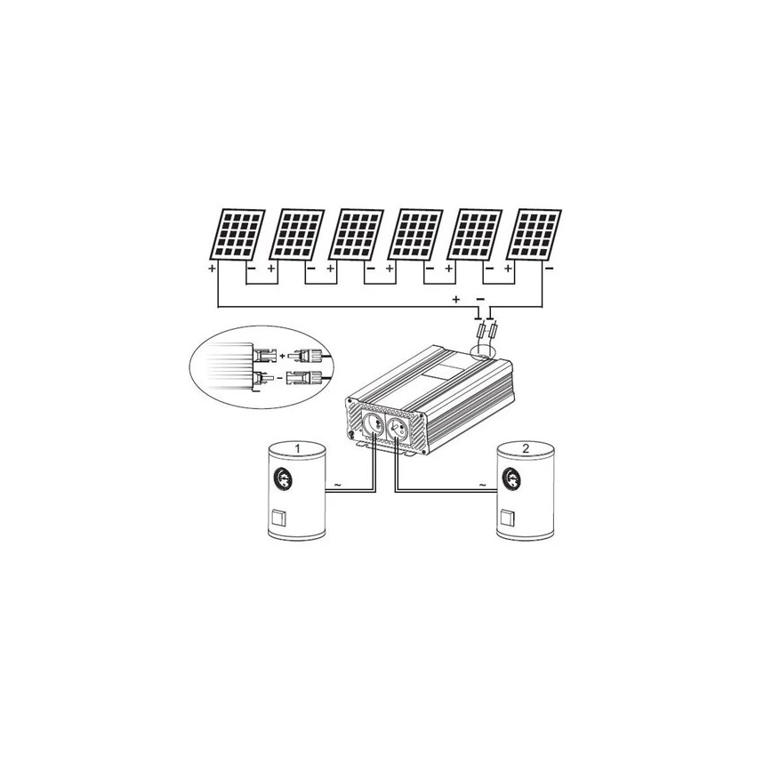 Солнечный инвертор для нагрева воды ECO Solar Boost Evo MPPT-4000 4kW