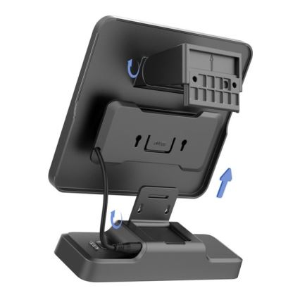 Светодиодный солнечный прожектор с датчиком LED/8W/3,7V 2000 мАч IP54 черный