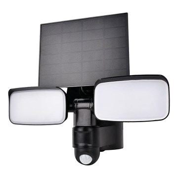 Солнечный LED-прожектор с датчиком LED/9W/3,7V 3600 mAh IP54