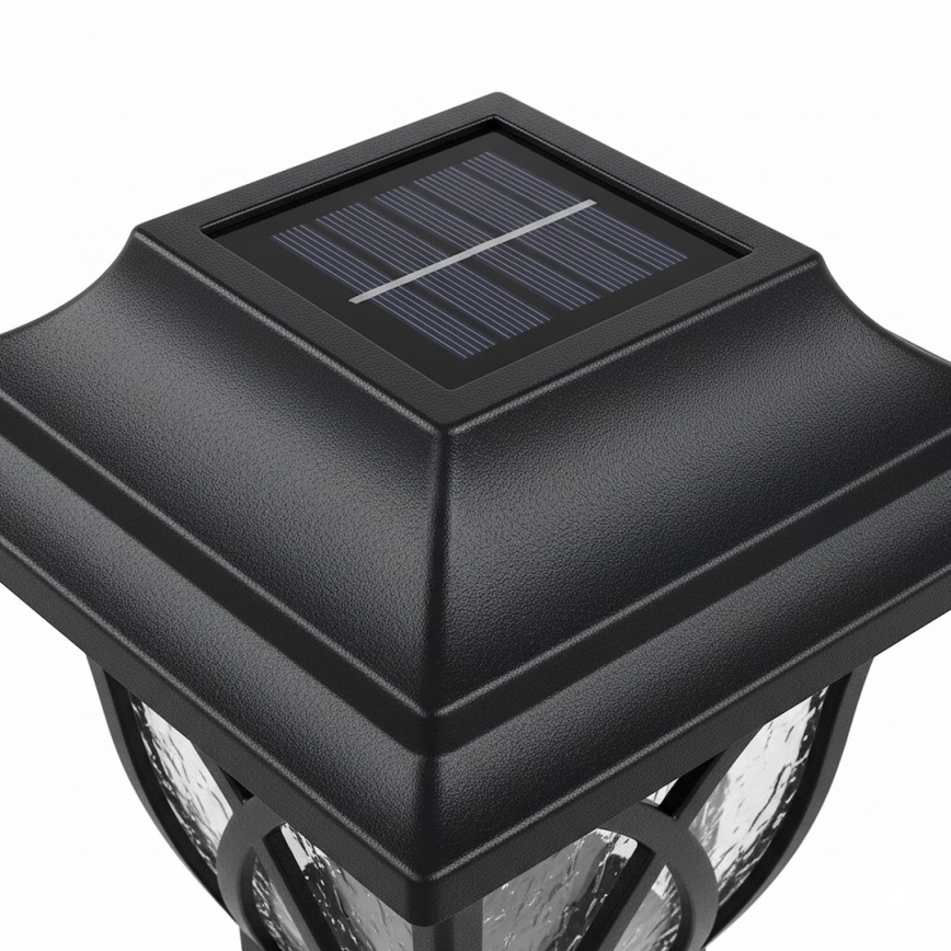 Солнечный LED-светильник LAWN, 1,2 В, 100 мА·ч, 3000 К, 44 см, IP44, чёрный