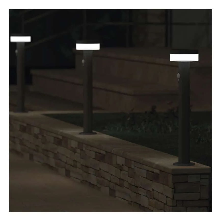 Солнечный светодиодный фонарь с датчиком LED/2W/3,7V 1200 мАч IP44 50 см