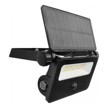 Солнечный светодиодный прожектор с датчиком NCS G2 LED/10W/3,7V 3000/4000/6500K IP54 1800 mAh