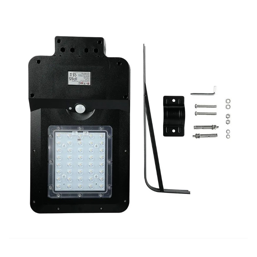 Солнечный уличный светодиодный светильник с датчиком LED/15W/7,4V 6000K IP65 5400 mAh