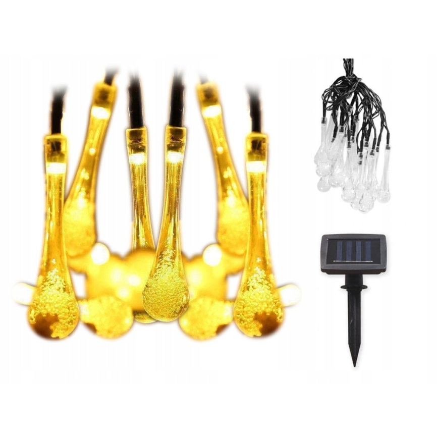 Солнечная LED-гирлянда с датчиком сумерек 20xLED/0,72W/1,2V 600 mAh 4,7m IP44