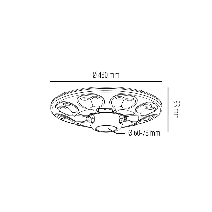 Солнечная уличная лампа с датчиком LUVIA LED/15W/3,2V 6500K IP54 5400 mAh + пульт дистанционного управления