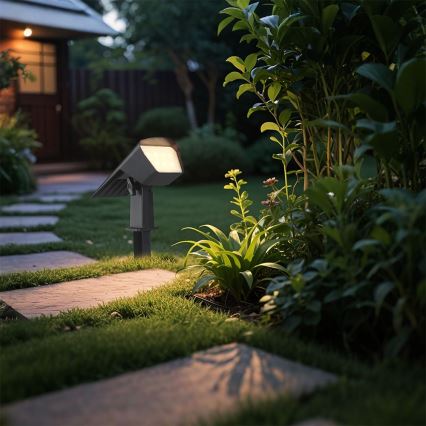 Солнечный LED‑светильник 2‑в‑1 LED/1,3 Вт/3,7 В 3000/4000/6400 К IP65 1200 мА·ч