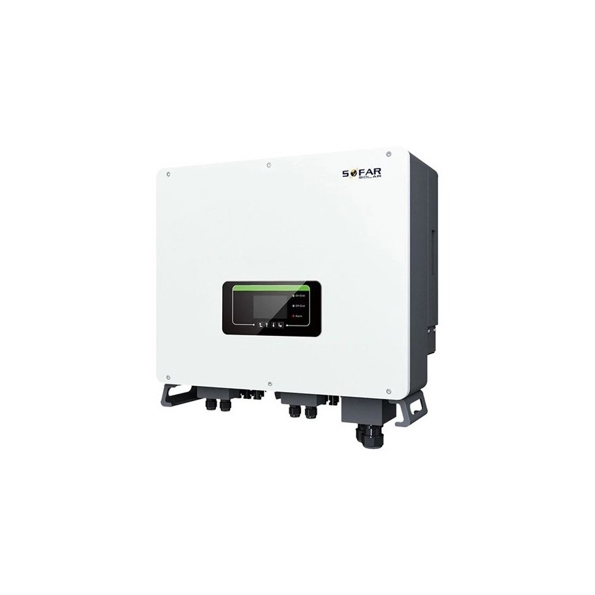 Солнечный набор SOFAR Solar - 10kWp RISEN черный + 10kW SOFAR Гибридный инвертор (преобразователь напряжения) 3-фазн. + аккумулятор 10,24 kWh
