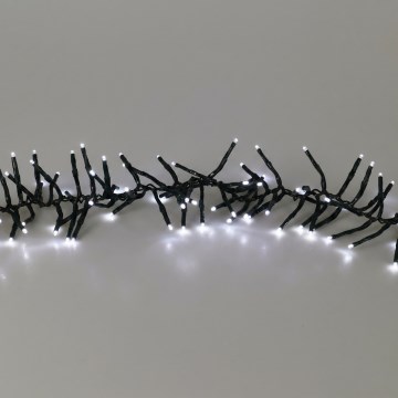 Сонячна LED-гірлянда 768xLED/3,7V/13 функцій 1200 mAh 8,6 м IP44 холодна біла + пульт дистанційного керування