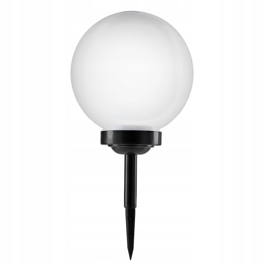 Сонячна LED-лампа, 1,2 В, 6500 К, 200 мА·год, діам. 25 см, IP44, біла/чорна