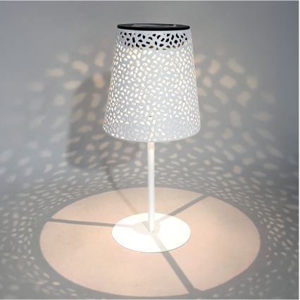 Сонячна настільна лампа LUVETRA LED/1xAA 4000K IP44 200 mAh біла