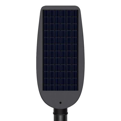 Сонячна вулична LED-лампа VENICE з регульованою яскравістю та датчиком LED/100W/3,2V 6000 mAh IP65 чорна + пульт дистанційного керування