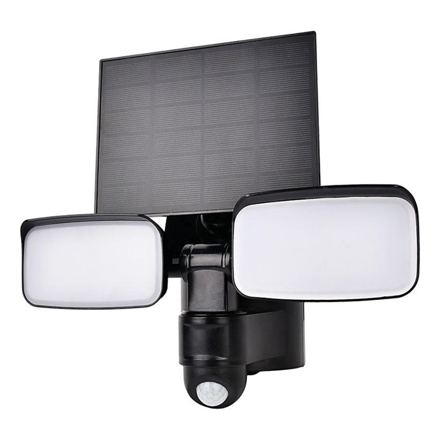 Сонячний LED-прожектор з датчиком — 9 Вт (LED), 3,7 В, 3600 мА·год, IP54