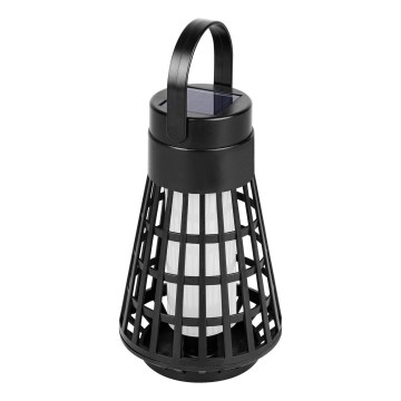 Сонячний LED-світильник із сенсором 2 в 1 LED/1W/3,7V IP54 300 mAh чорний
