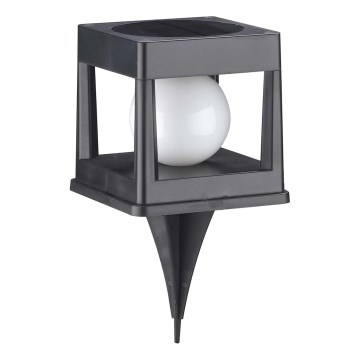 Сонячний LED‑світильник CUBO LED/3,7V 1200 mAh IP44 чорний