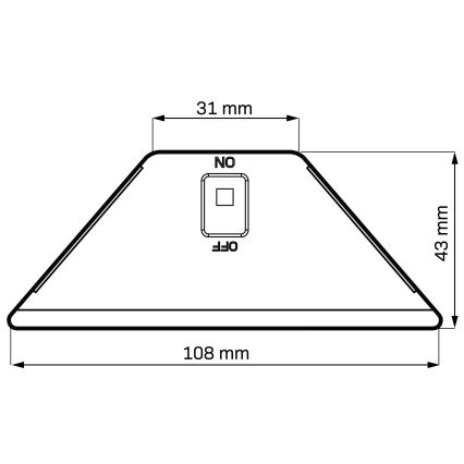 Сонячний LED‑світильник ELI, 4,5 Вт / 3,7 В, 500 mAh, IP44, чорний