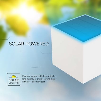 Світлодіодний сонячний настінний світильник з датчиком, 9 Вт/5 В, 3000/4000/5000 К, IP65, 2600 мА·год, білий