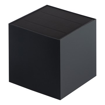Сонячний настінний світильник з датчиком REKA LED/3W/3,7V 1800 mAh 3000/4000/6500K IP65 чорний