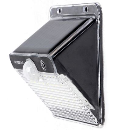 Сонячний світильник Aigostar з сенсором LED/3,7V 6500K 1200 mAh IP65 чорний