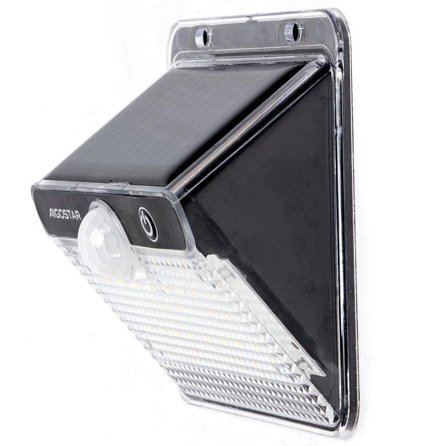 Сонячний світильник Aigostar з сенсором LED/3,7V 6500K 1200 mAh IP65 чорний