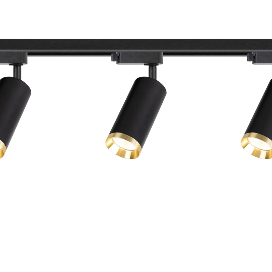 Спот для трекової системи MICA 3xGU10/10W/230V чорний/золотий