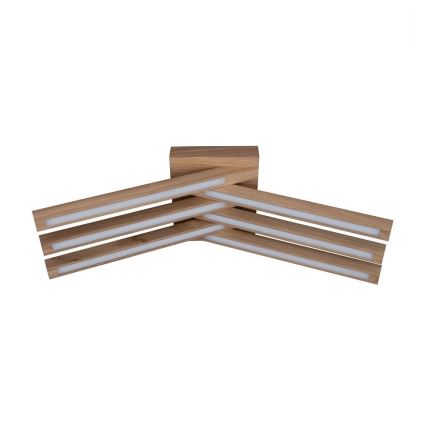 LED накладна люстра LINUS 6xLED/4,5W/230V матовий дуб