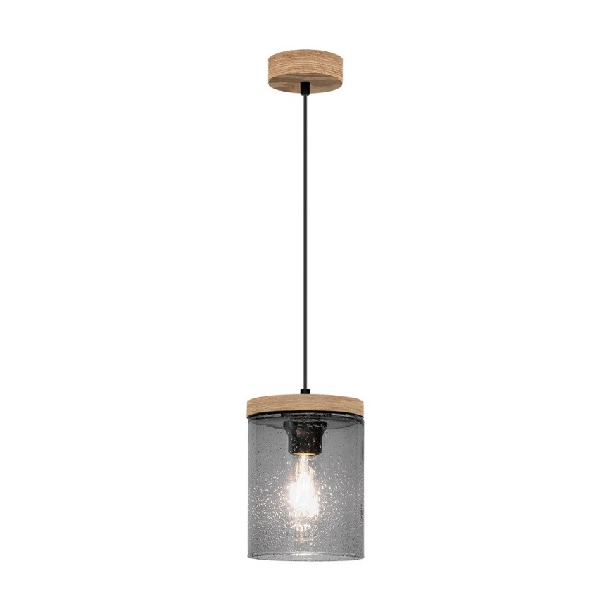Подвесная люстра MONSUN 1xE27/60W/230V сосна - сертифицировано FSC