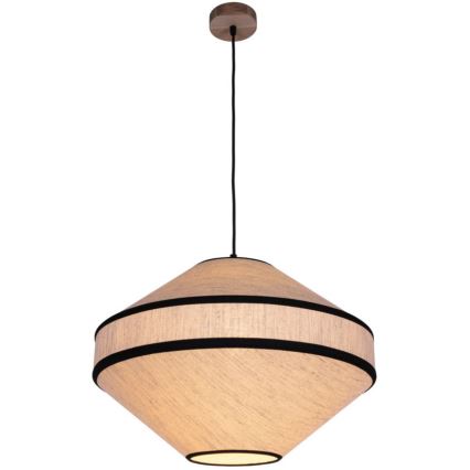 Подвесная люстра AMIGO 1xE27/60W/230V дуб – сертифицировано FSC