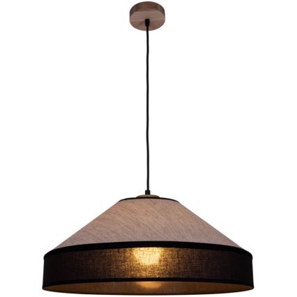 Подвесная люстра AMIGO 1xE27/60W/230V дуб – сертифицировано FSC