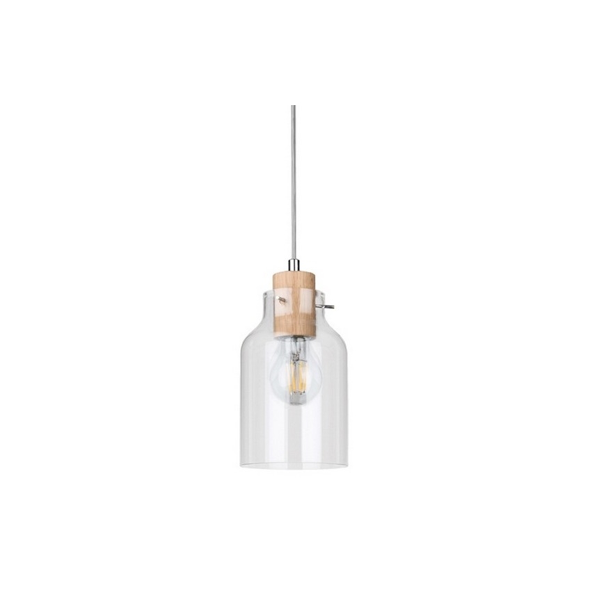 Підвісна люстра ALESSANDRO 1xE27/60W/230V дуб – сертифіковано FSC