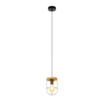 Підвісна люстра NETUNO 1xE27/60W/230V дуб – сертифіковано FSC
