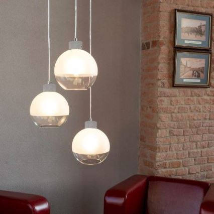 Підвісна люстра FRESH 3xE27/60W/230V – сертифіковано FSC
