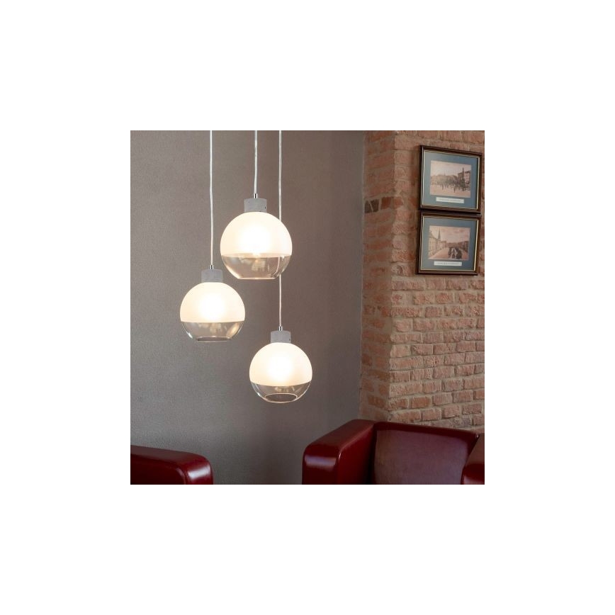 Підвісна люстра FRESH 3xE27/60W/230V – сертифіковано FSC