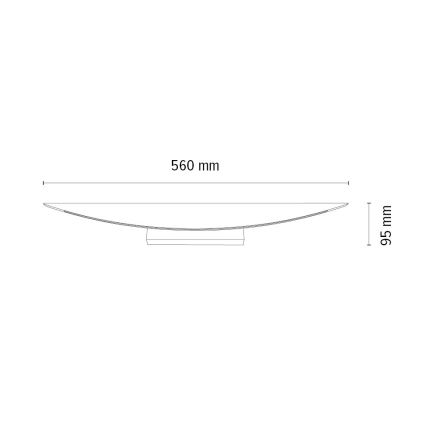 Настінний LED світильник з регулюванням яскравості DUBAI LED/6,5W/230V дуб