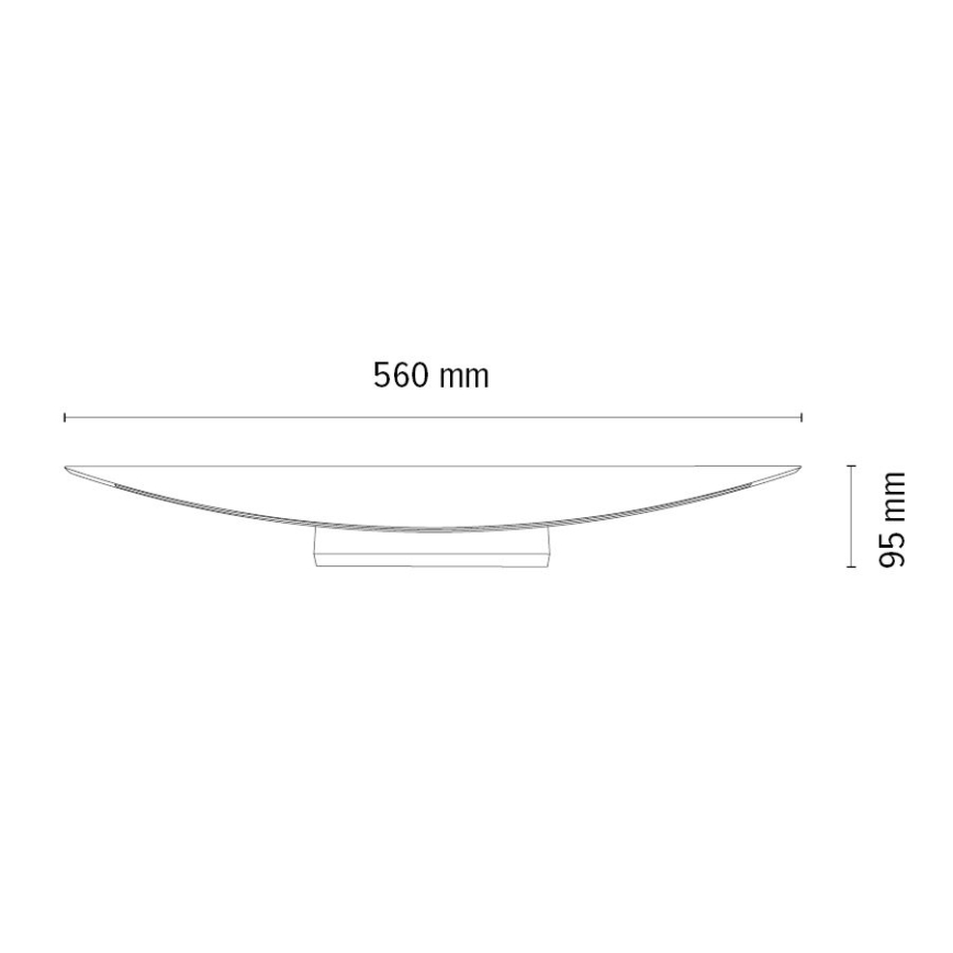 Светодиодный настенный светильник с регулированием яркости DUBAI LED/6,5W/230V дуб – сертифицировано FSC