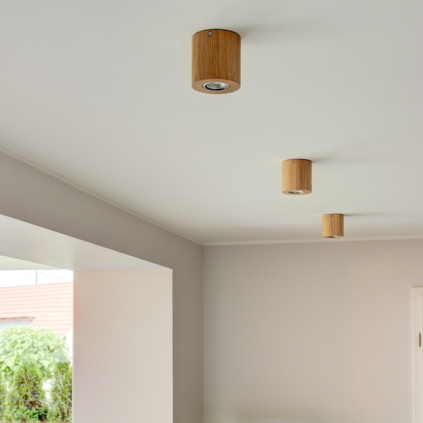 Стельовий світильник WOODDREAM 1xGU10/6W/230V дуб – сертифіковано FSC