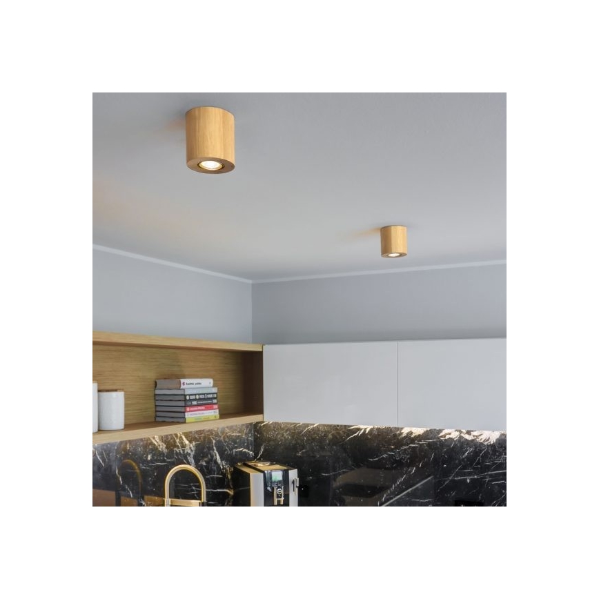 Стельовий світильник WOODDREAM 1xGU10/6W/230V дуб – сертифіковано FSC