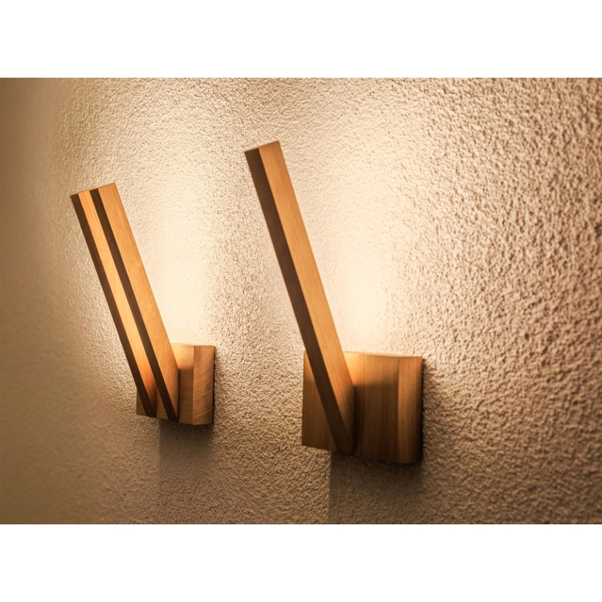 Світлодіодний настінний світильник LINUS LED/3W/230V дуб – сертифіковано FSC