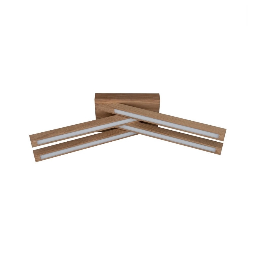 Світлодіодна пристельова люстра LINUS 4xLED/4,5W/230V матовий дуб – сертифіковано FSC