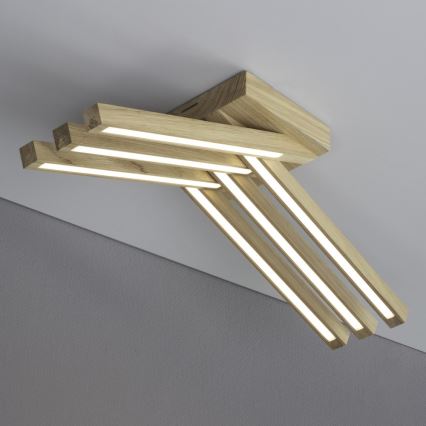 LED накладная люстра LINUS 6xLED/4,5W/230V матовый дуб