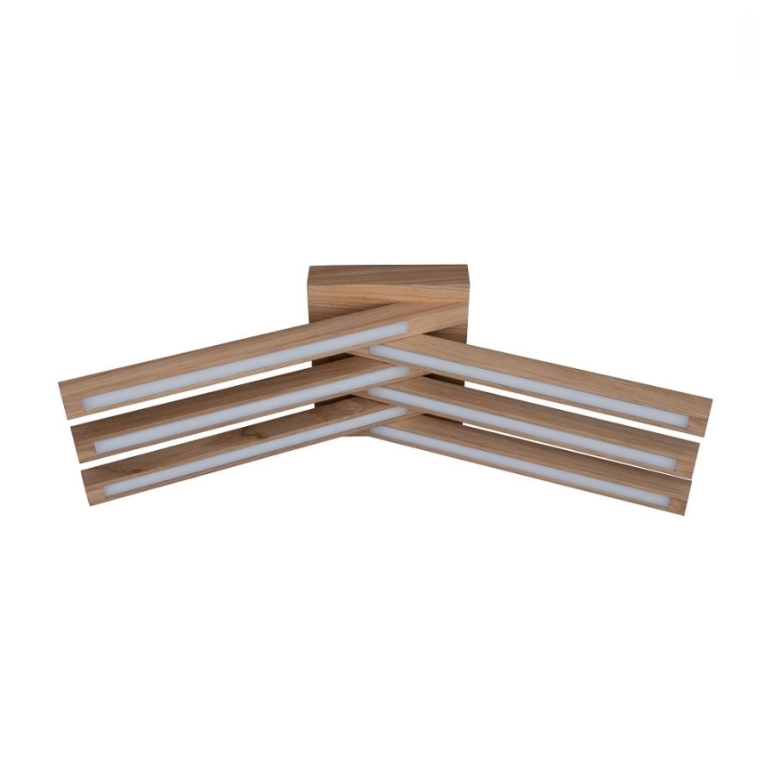 LED накладная люстра LINUS 6xLED/4,5W/230V матовый дуб