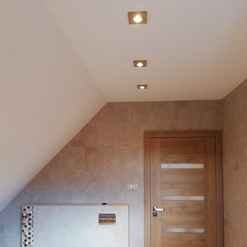 НАБІР 3x LED Вбудоване світильник VITAR 1xGU10/5W/230V CRI 90 пісковик