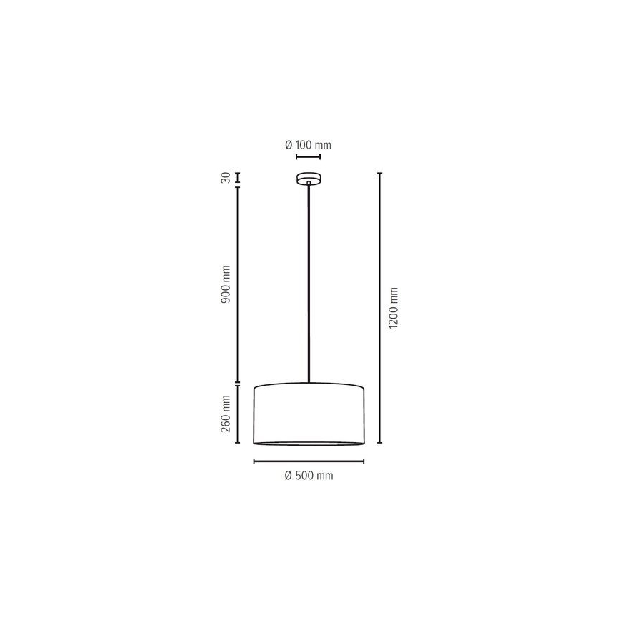 Підвісна люстра SCARLETT 1xE27/60W/230V – FSC сертифіковано