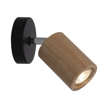 Світлодіодний настінний точковий світильник MATTI 1xGU10/5W/230V дуб – сертифіковано FSC