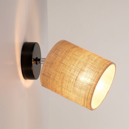 Настенный точечный светильник JUTE 1xE27/25W/230V - сертифицировано FSC